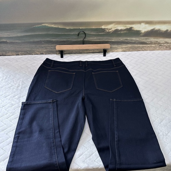 New No Boundaries for Walmart Low Rise Skinny Plus Jegging Legging Jeans Blue 18 - Picture 7 of 10